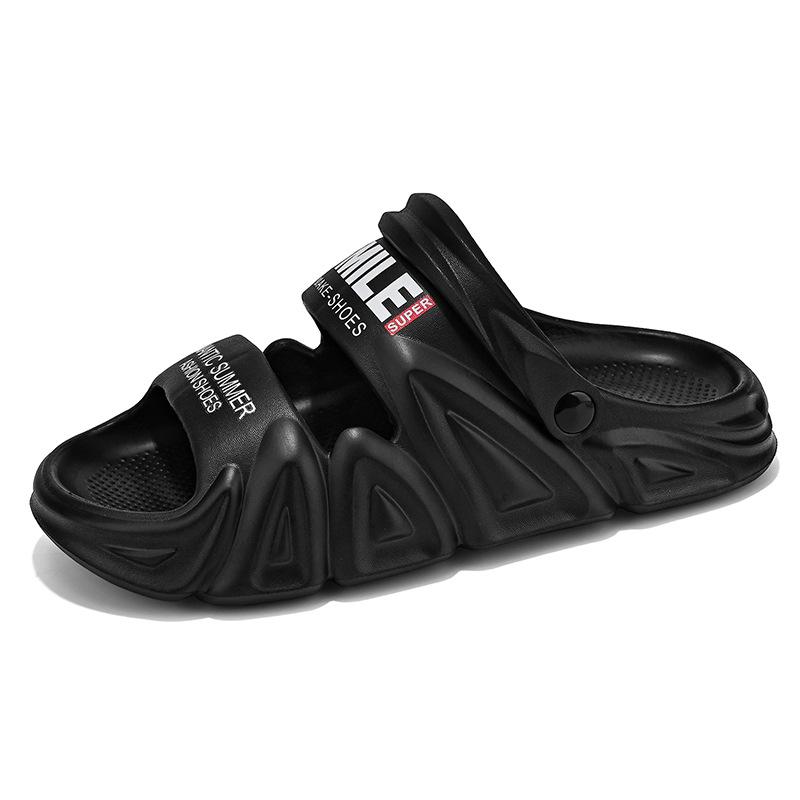 

Лето 2025 новая модель для пар, нескользящие, дезодорирующие и дышащие сандалии на толстой подошве для улицы, для вождения и хождения по дерьму на пляже 36