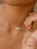 925 Silver Classic Gorgeous Marquise Zircon Golden Crown Necklace For Women Anniversary Party High Quality Fine Jewelry