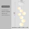 Milky White Round Pendant Lamp for Nail Salons, Cafes, Children's Clothing Stores, and Weddings