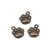 Alloy Dog Paws Charms Bear Paws Pendants For Jewelry Making Dog Themed Accessories