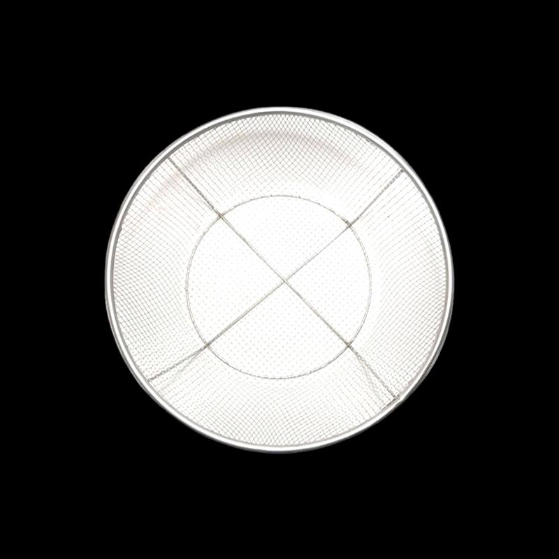 Jiwanggu 45cm Rundes Verstärktes Eisen Sieb