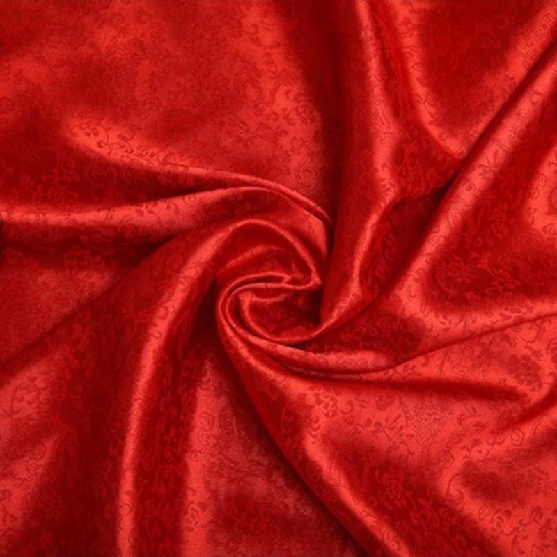 Vintage Dragon Jacquard Silk Brocade Fabric for Kung Fu Uniform Hanfu Tang Suit Traditional Chinese Clothing DIY Craft