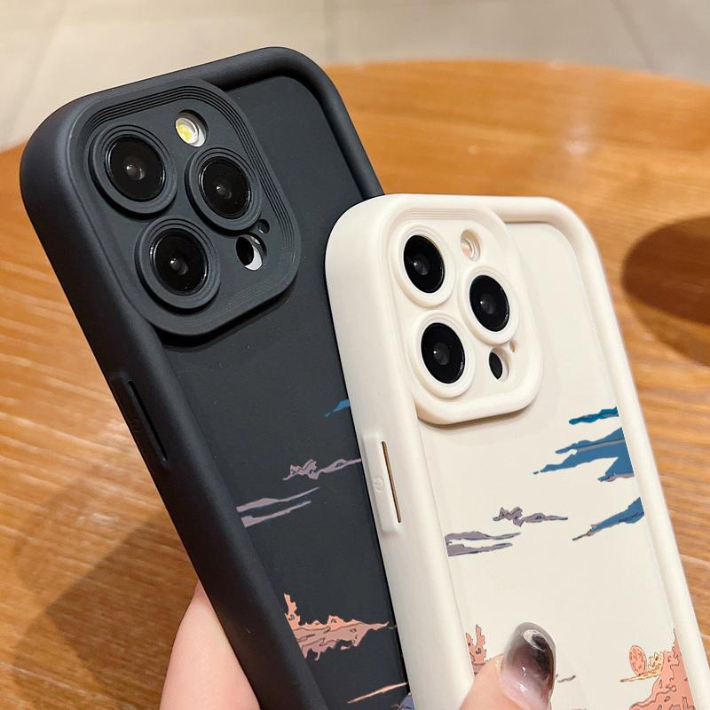 Mountain Train Pattern TPU Phone Case For iPhone Air 16e 17 16 15 14 Pro Max 13 12 Pro 15 16 Plus Shockproof Soft Silicone Cover