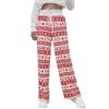Women's Soft Christmas Printed Casual Pants