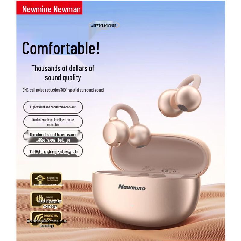 

Newman LY63 Pro Open-Ear Clip Bluetooth Sports Earbuds