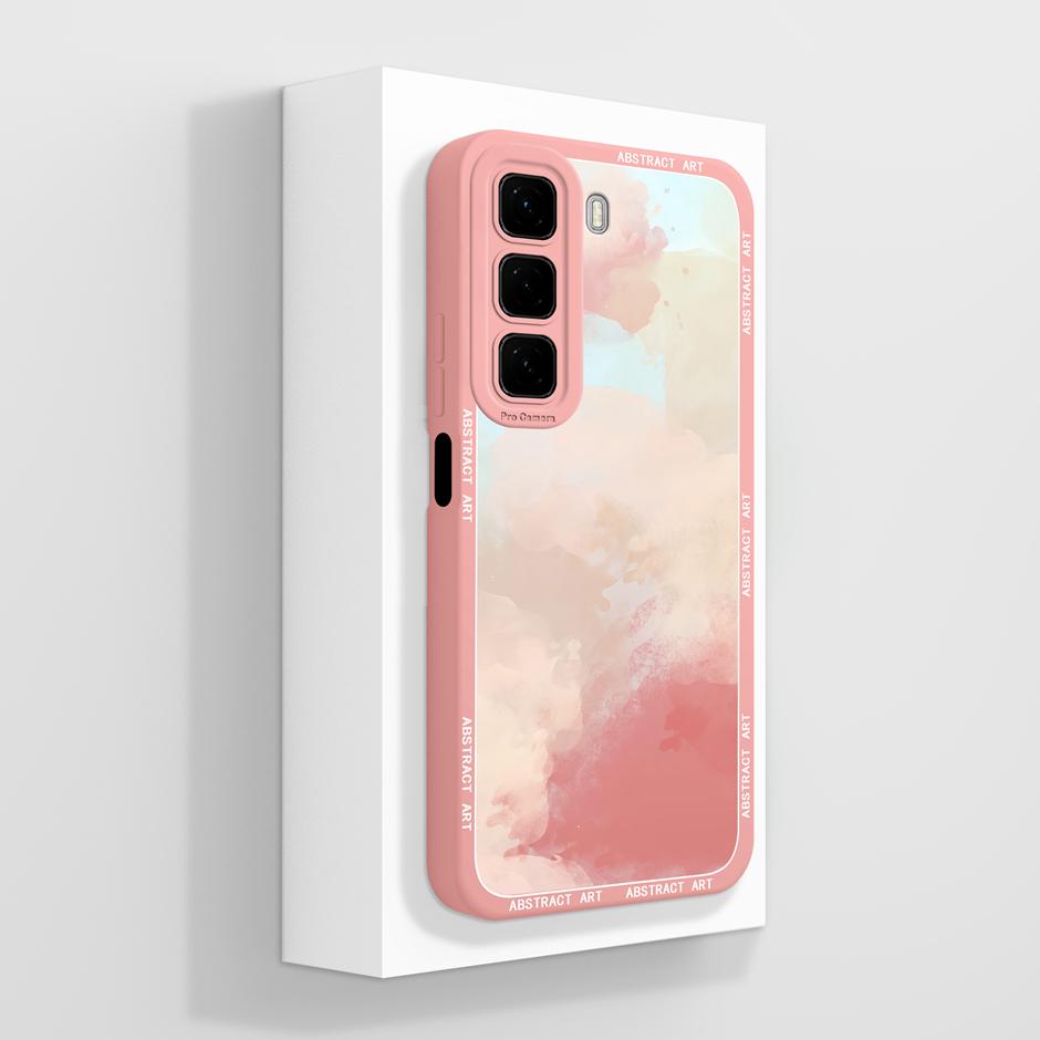 For Infinix Hot50 50i 50Pro 50Pro+ Case Lovely Cat Panda Fall Prevention Unique Phone Cover For Infinix Hot 50 Pro Plus 50i Capa