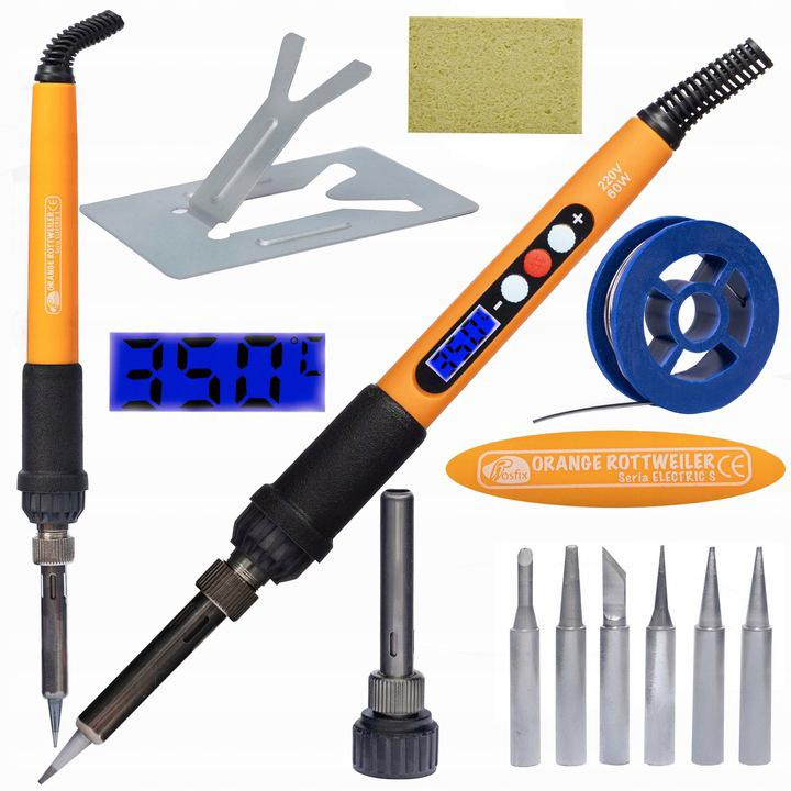 Rosfix Stacja Lutownicza Hot-Air 858D z Zestawem 3 Dysz i Lutownicą Precyzyjną – Moc 700W | Regulacja Temperatury 100-500°C | ESD Safe