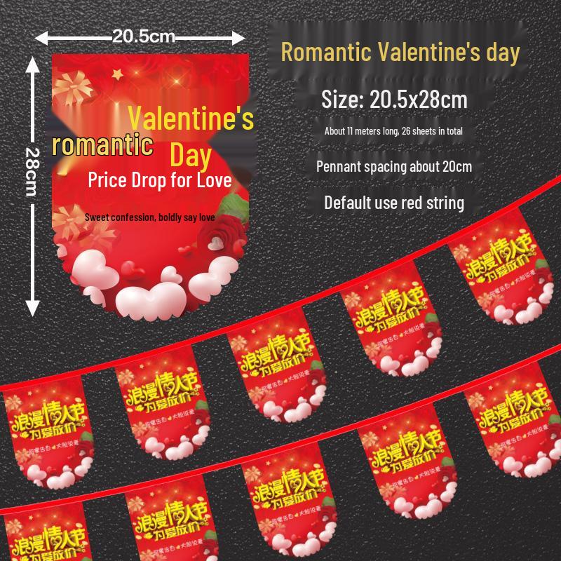 

Mid-Autumn Holiday National Day Flags: Colorful Hanging Decor for Supermarket Openings and Festivities