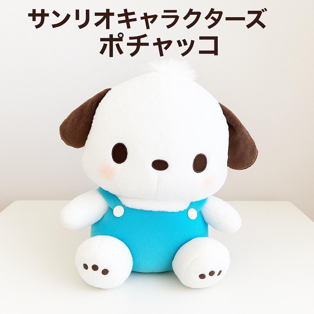 Sanrio Characters Pochacco Plush Toy [Sega Prize] Good condition approx. 43cm