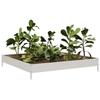 VidaXL Raised Garden Bed 100x100x18.5 Cm Stainless Steel 851014