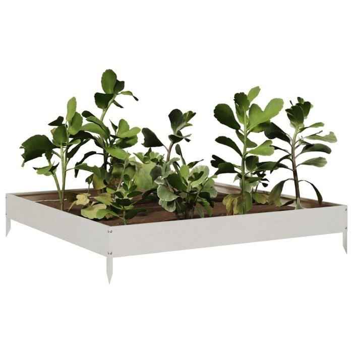VidaXL Raised Garden Bed 100x100x18.5 Cm Stainless Steel 851014