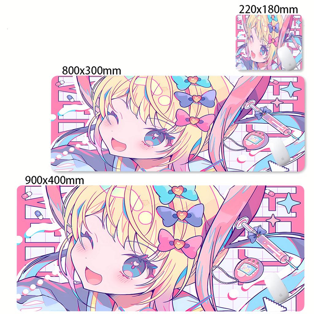 Xxl Kawaii Girl Mouse Pad Needy Girl Overdose Desk Mat Extended Mousepad Durable Cloth NonSlip Bottom For Laptop Gamer Setup