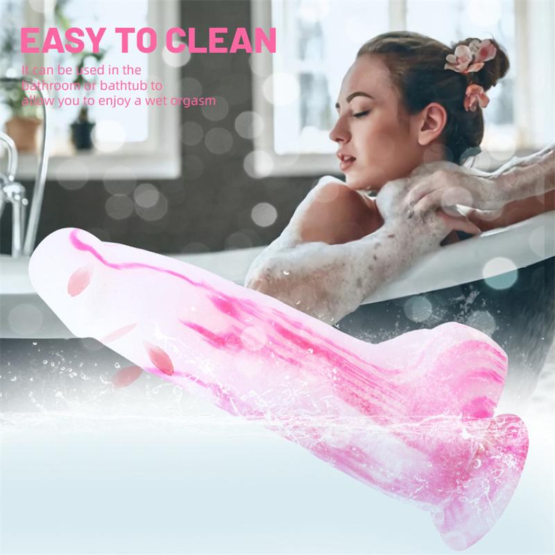 Extra Large Special-shaped Penis Liquid Silicone Color Simulation Penis Adult Products