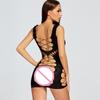 Sexy Women'S Lingerie  Dress Lingerie Semi-Transparent Nightgown Bodysuit Plus Size