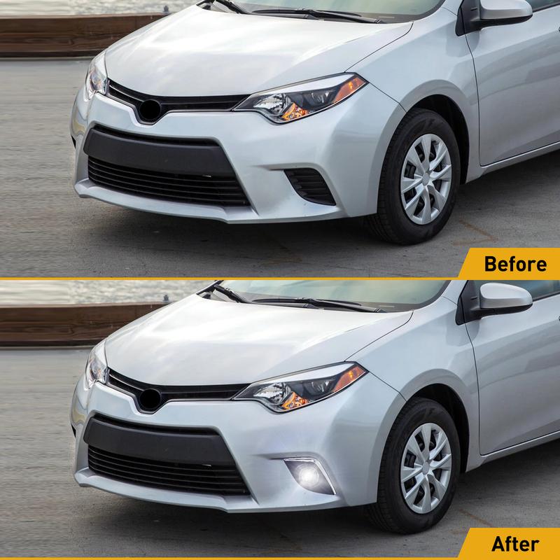 Pentru Toyota Corolla Altis CE ECO L LE 2014 2015 2016 Versiunea SUA LED Lampă de ceață DRL Lumini de zi far auto cu halogen 12V