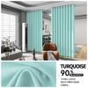 2PCS Room Divider BlackOut Curtain for Living Room, Noise Reduction Curtain with Anti-Rust Grommet Top Blackout Curtain