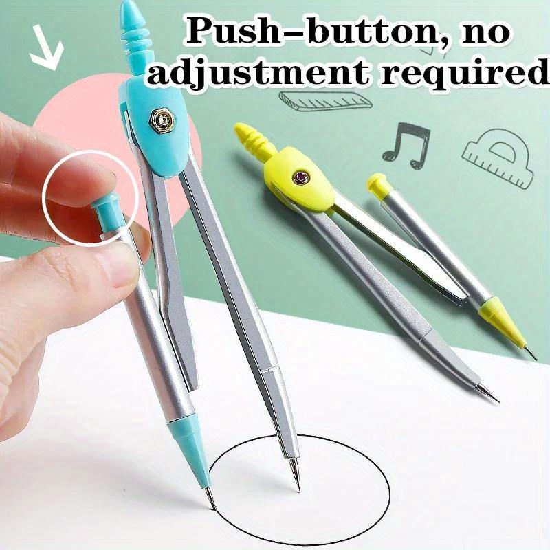 7-piece Set of Ruler, Triangle Ruler, Protractor, Compass, Student Stationery, Back To School Math Supplies