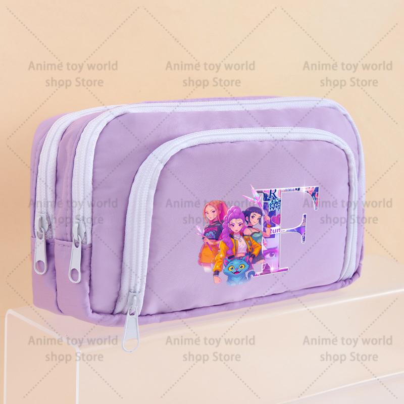 Kpop Dämonenjäger Federmäppchen Cartoon Kawaii Mädchen Stiftebox Stifthalter Tasche für Schüler Schulanfang Schreibwaren Geschenkartikel