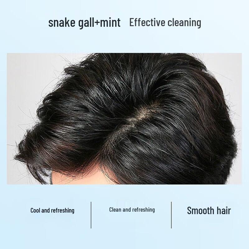 Longliqi Snake Gall Refreshing Oil Control Anti-Dandruff Shampoo Set