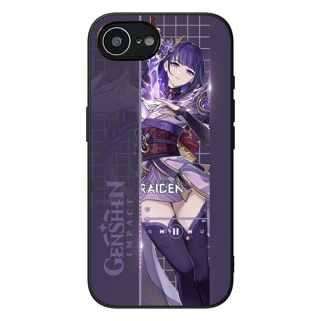 

Baal Raiden Shogun Genshins Impacts Venti Phone Case for Apple iPhone 16 17 Air 14 15 Pro Max Plus 16+ 16E 14+ ProMax Soft Cover iPhone 16 Pro