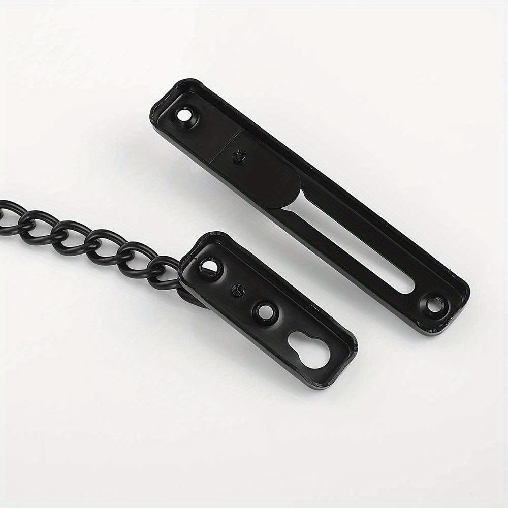 1 st Dörrkedjelås Dörrvakt med Fjäder Stöldskydd Presslås Nyckellöst Dörrlås Lägg till Extra Säkerhet med Fjäder Stöldskydd Presslås Dörr