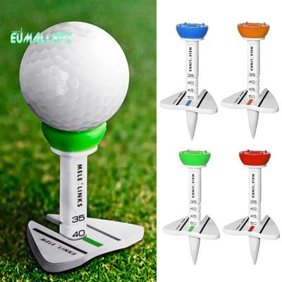 4Pcs Golf Tees - Upgraded Premium Big Head, High Durability, Unbreakable, Height Adjustable, Portable Accessories