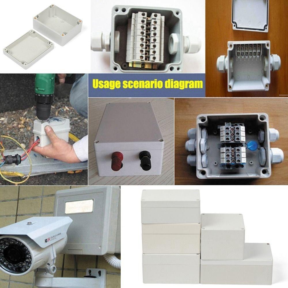 Plastic Enclosure Box Waterproof Electrical Project Box Electronic Project Instrument Case