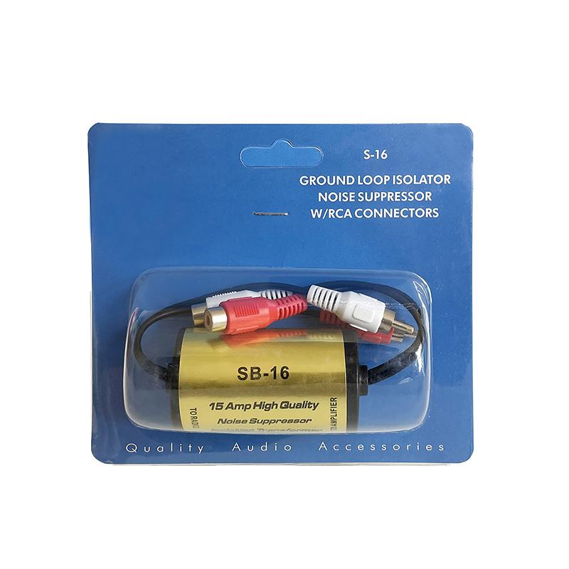 Rca Audio Noise Filter Suppressor Ground Loop Lsolator For Car And Home Stereo 2×Rca Male, 2×Rca Female