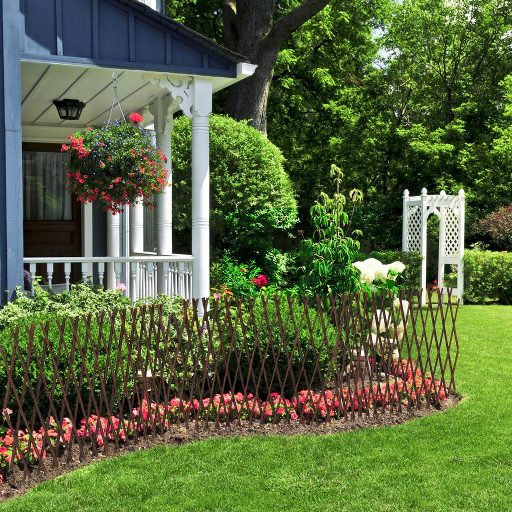 Expandable Garden  , Plant Support Lattice Fence Panel For Climbing Plants Vine Ivy Rose Cucumbers  ,Simulated Fence Fence Retractable Fence Net