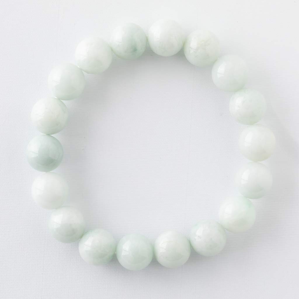 Large 18cm Itoigawa Natural Jadeite Pale Japanese National Jomon Power Stone Jadeite Workshop Special Paulownia Wood Quality Guarantee BR0240 (12mm