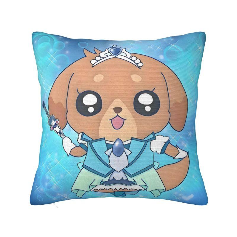 Custom Nordic Sanrio Jewelpet Anime Cushion Cover for Sofa Polyester Cartoon Kawaii Pillow Case Living Room Decoration