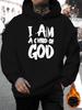 Men'S New Stylish Hoodie Featuring The Phrase 'I Am a Child of God' with a Casual Design, Perfect