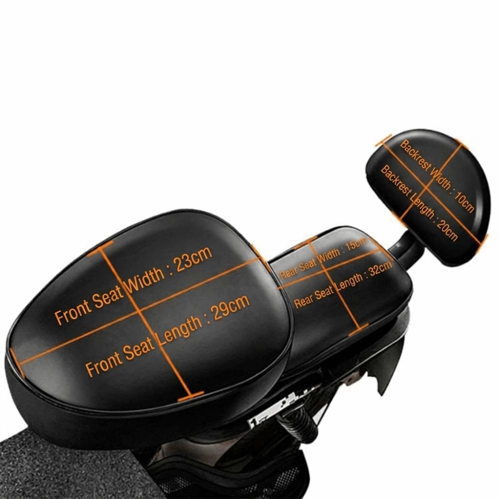 Cartoon Print Electric Bike Seat Cover Waterproof Seat Cushion Cover Electric Scooter