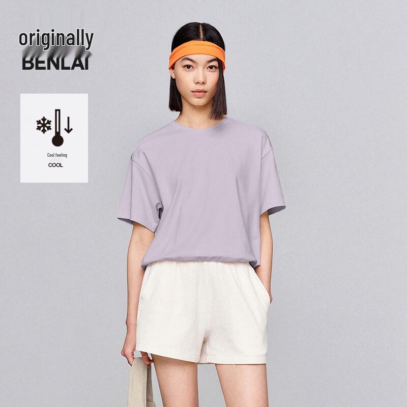 Женская футболка BENLAI с эффектом охлаждения, свободного кроя, с коротким рукавом S