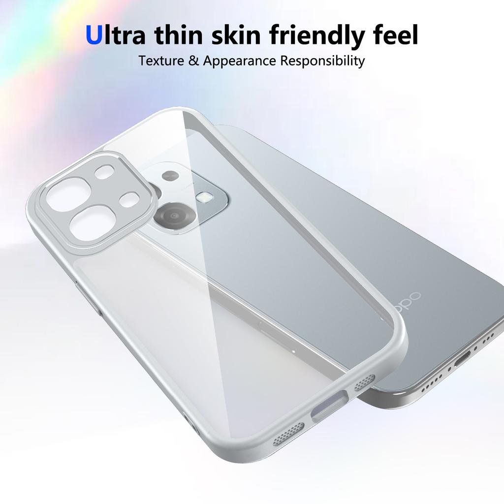 Oppo F31 5G CPH2781 Pouzdro Nárazuvzdorné Vzduchový polštářek Silikonový nárazník Průhledný Matný zadní kryt Pevné pouzdro na telefon pro Oppo F31 OppoF31 2025