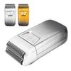 Electric Foil Clipper for Men LED Display Sideburn Trimmer 1200mAh Adjustable Head Double Foils Hair