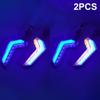 Motorcycle Modification Parts Dual-Color Flowing Angel Wing Turn Signals 12V Universal Dual-Color Flowing Led Turn Signals