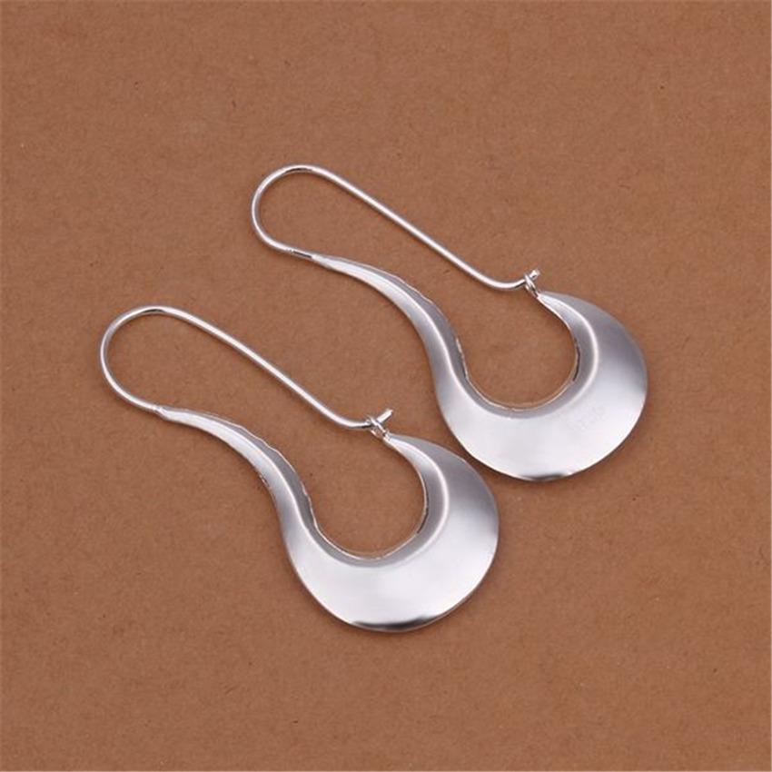925 Sterling Silber Klassische lange Tropfenohrringe für Frauen Schöner Schmuck Mode Hochzeitsaccessoires Partygeschenke