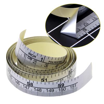 151 cm Kendinden Yapışkanlı Metrik şerit metre Vinil Cetvel Dikiş Makinesi Etiketi