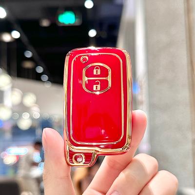 TPU Shell Fob Car Remote Key Case Cover Accessories For Toyota Camry Prius Land Cruiser Prado 150 Crown For Subaru Foreste XV