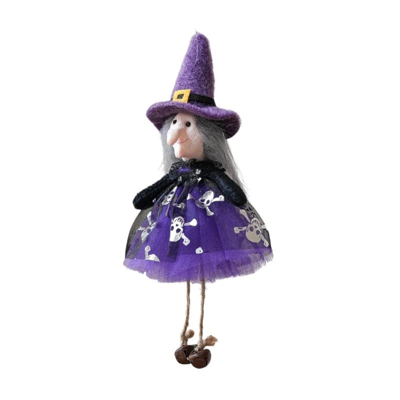 Halloweens Cloth Hanging Decoration Scary Eerie Witch Cats Pumpkin Phantoms Ornament For Party Home Garden Decoration