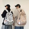 Schoolbag Trendy Brand Schoolbag Male College Student Niche Simple Ins Style High School Student Backpack Fashion Trend Travel Backpack Female