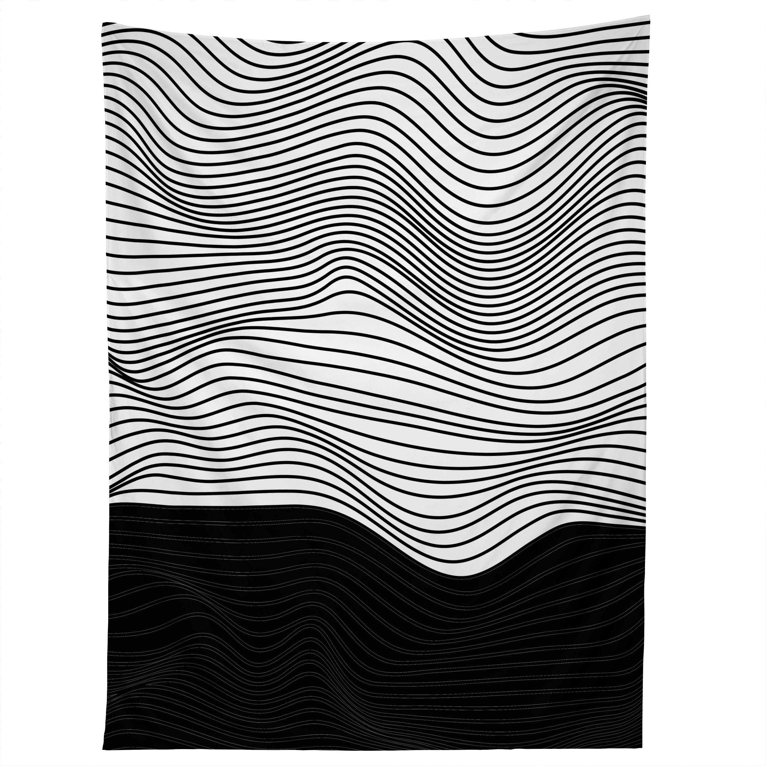 BLACK AND WHITE COLLECTION 06 tapestry 75x100