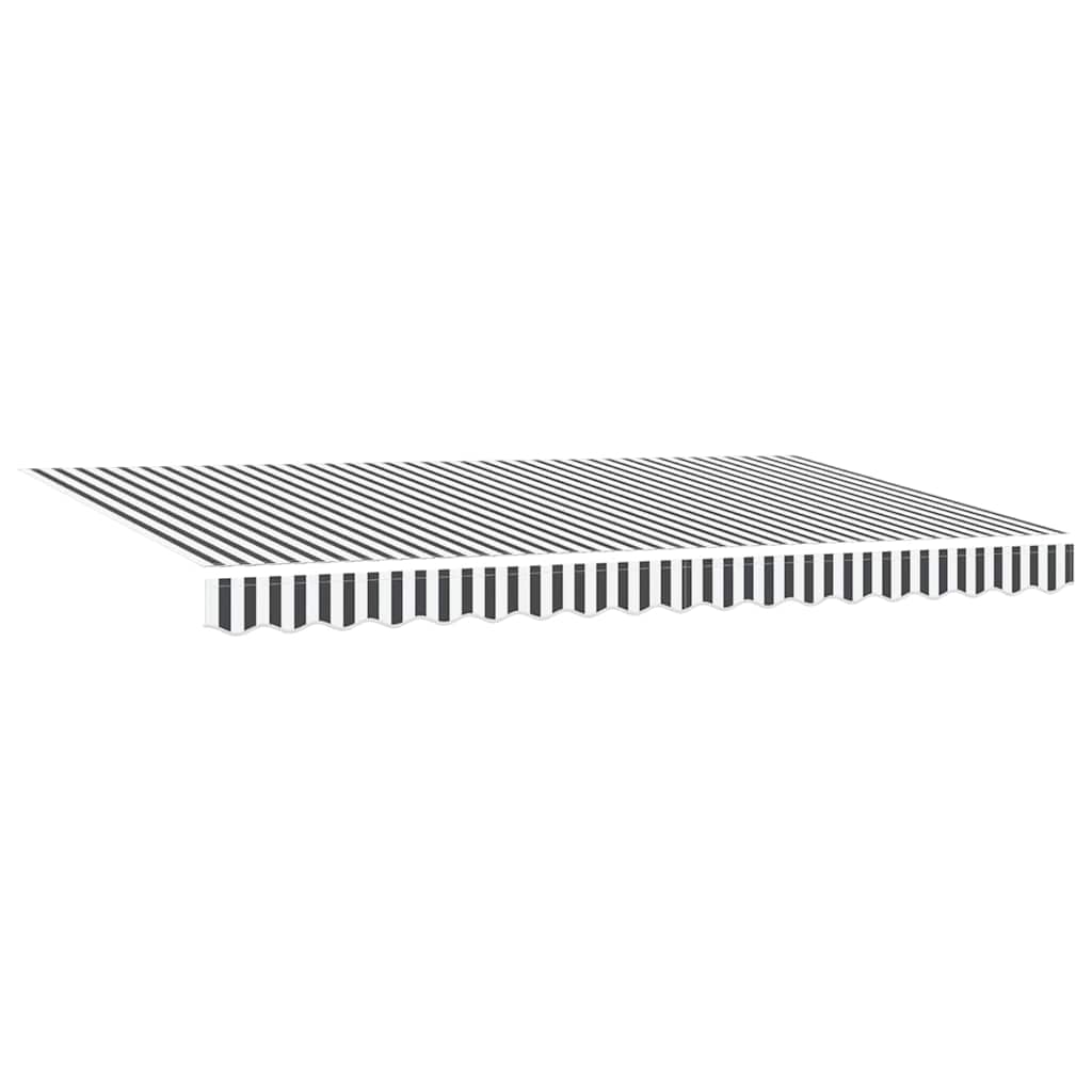 Retractable Awning Anthracite 400 x 200 cm Fabric
