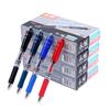 12 STÜCK Ausziehbare Gel-Stifte Set Schreibwaren Kawaii Schreibstift Schwarze/Blaue Tinte 0,5 mm Blauer Kugelschreiber Büro Schulbedarf