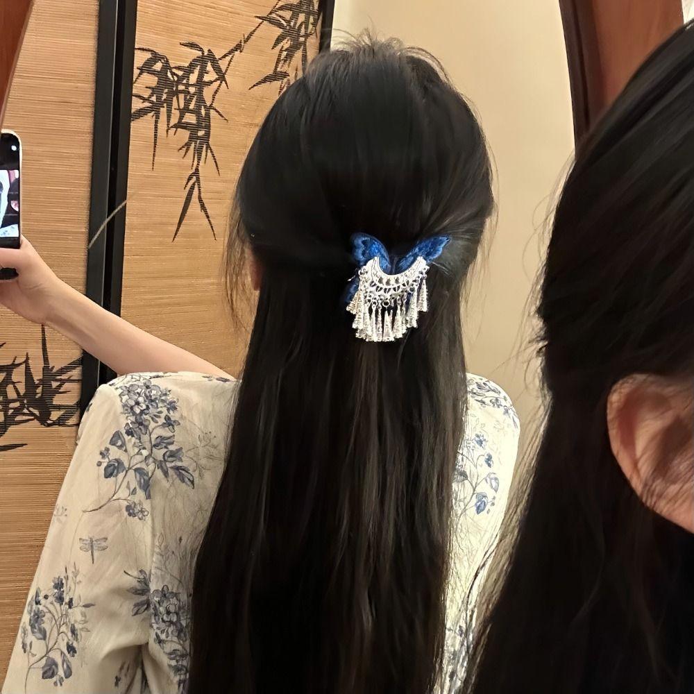 New Chinese-style Butterfly Tassel Hair Clip Princess Style Hairgrip  Headdress
