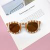 Individualized Children's Sunglasses Fashion Boys and Girls Checkerboard Sunglasses Baby anti-UV Glasses Tide