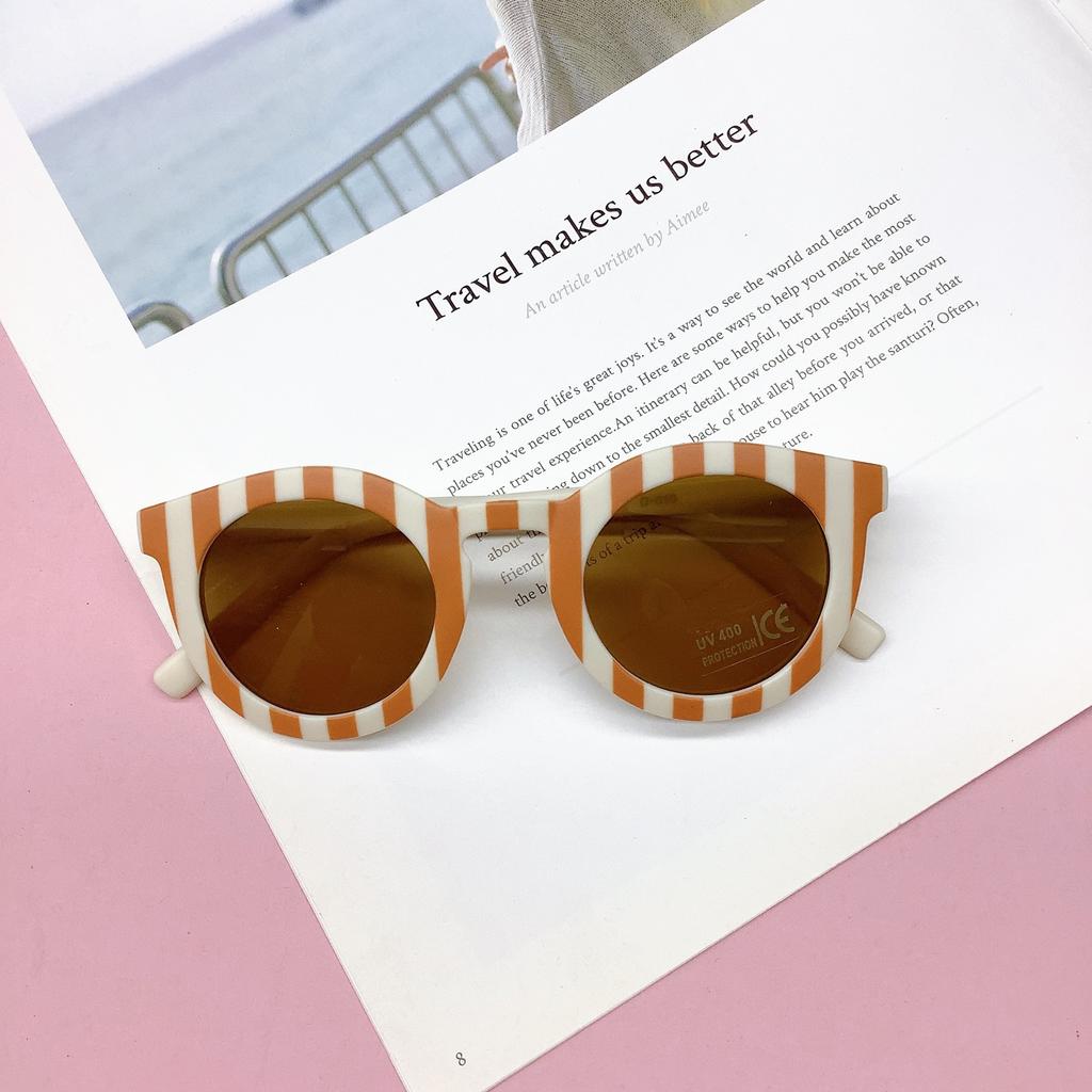 Individualized Children's Sunglasses Fashion Boys and Girls Checkerboard Sunglasses Baby anti-UV Glasses Tide