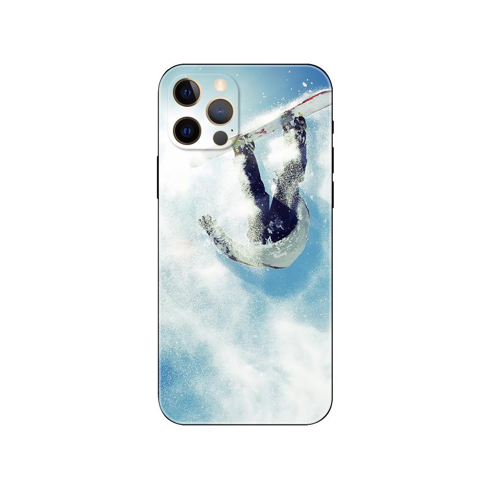 Skiing Phone Case For iPhone Samsung Galaxy Redmi Xiaomi Oppo OnePlus Note S A 7 8 9 10 11 12 13 14 20 21 22 23 53 54 Pro Max Plus Ultra TPU Soft
