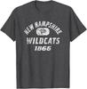 Elite Authentics New Hampshire Wildcats 1866 Vintage Logo Unisex-Adults T-Shirt